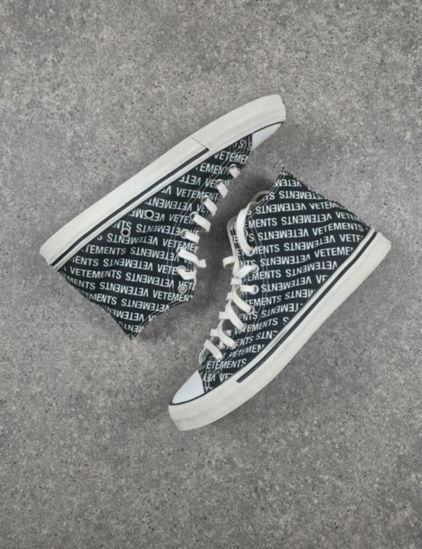 Basket Vetements Canvas Logo Print shoes taille 41 2
