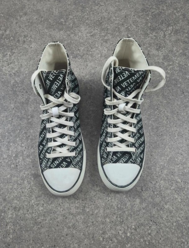 Basket Vetements Canvas Logo Print shoes taille 41 2