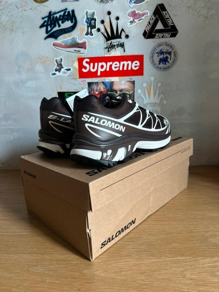 Salomon XT-6 brown white / marron blanc