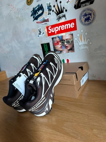 Salomon XT-6 brown White / marron blanc