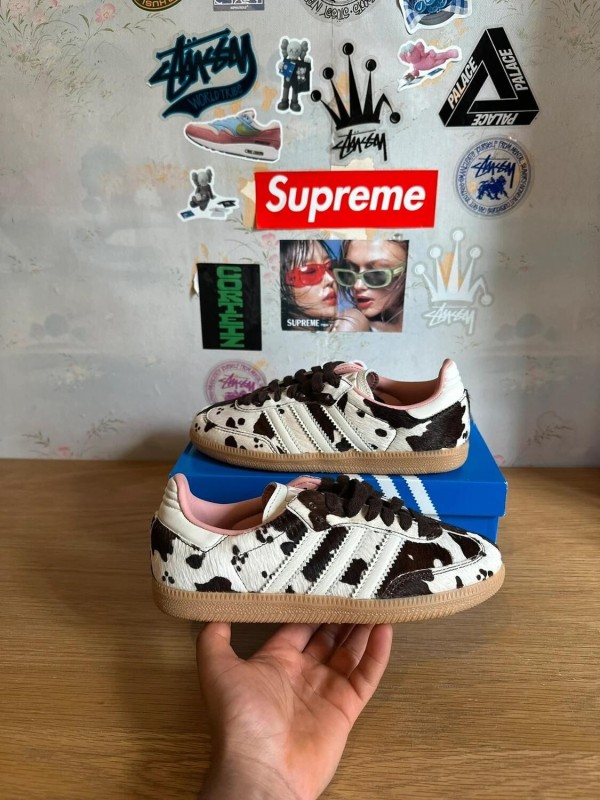 adidas Samba cow print