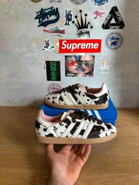 adidas Samba cow print