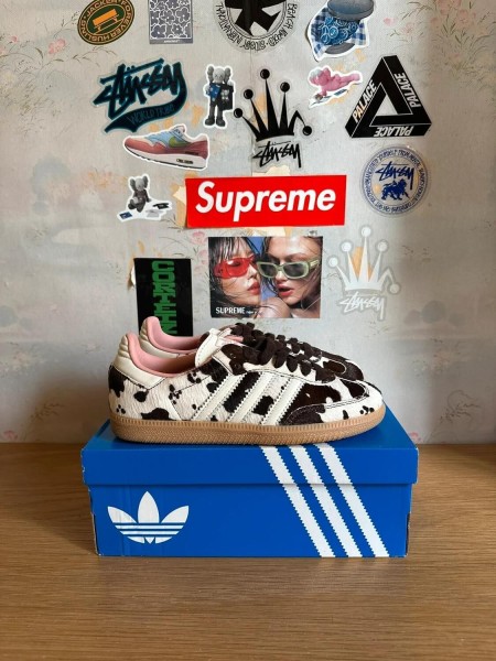 adidas Samba cow print