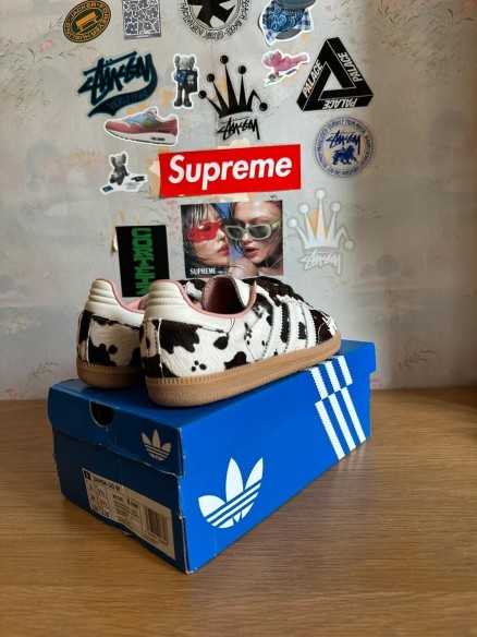 adidas Samba cow print
