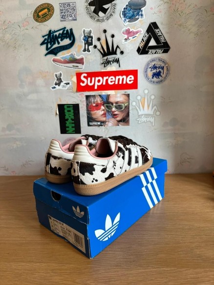 adidas Samba cow print