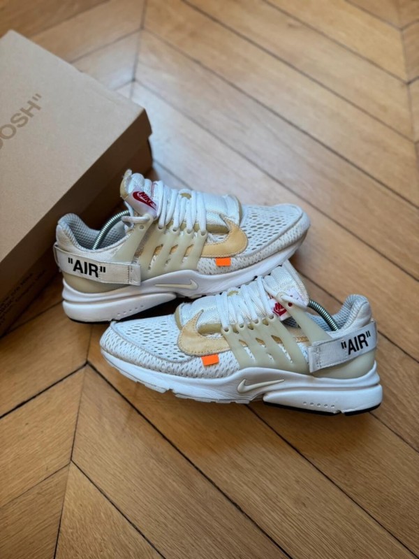 Nike off white presto blanche virgil abloh 2018