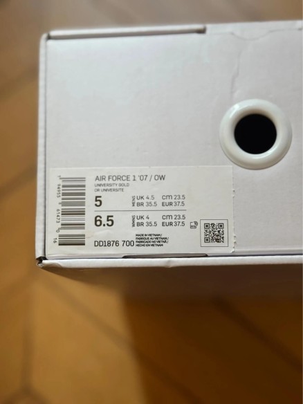 Nike Air Force 1 Off White Virgil Abloh ICA Lemonade
