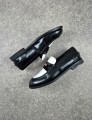 Mocassins en cuir Miu Miu Black & White taille 42