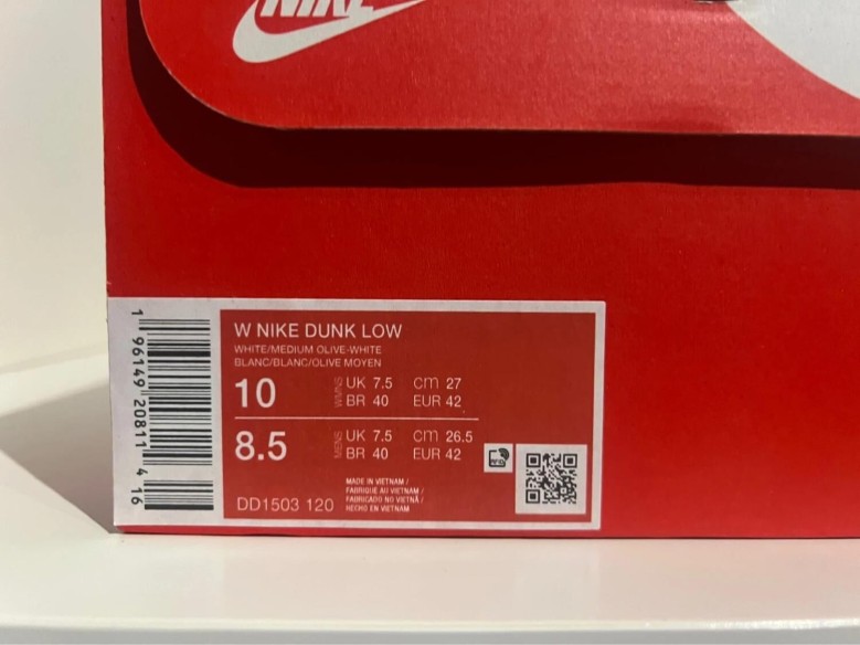 Nike dunk low Medium Olive (Womens)
