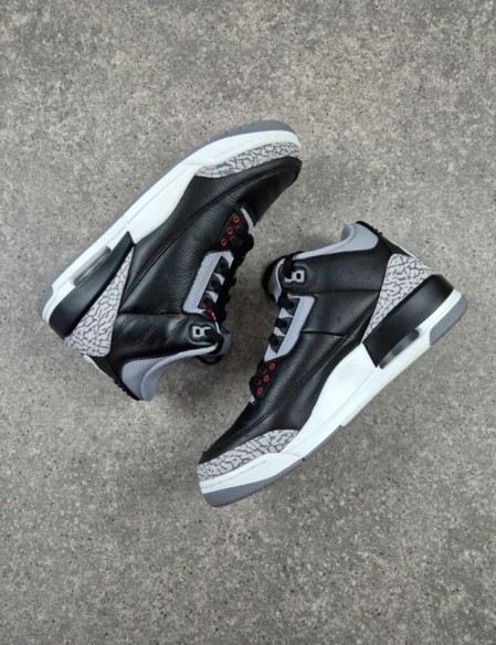 Nike Air Jordan 3 Retro Black Cement taille 42,5