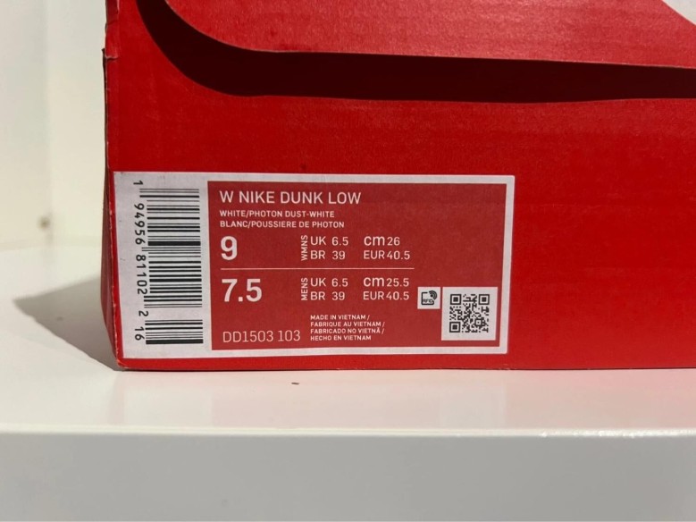Nike dunk low photon dust (W)