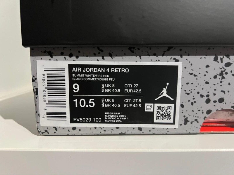 Nike Air Jordan 4 White Cement (2025)