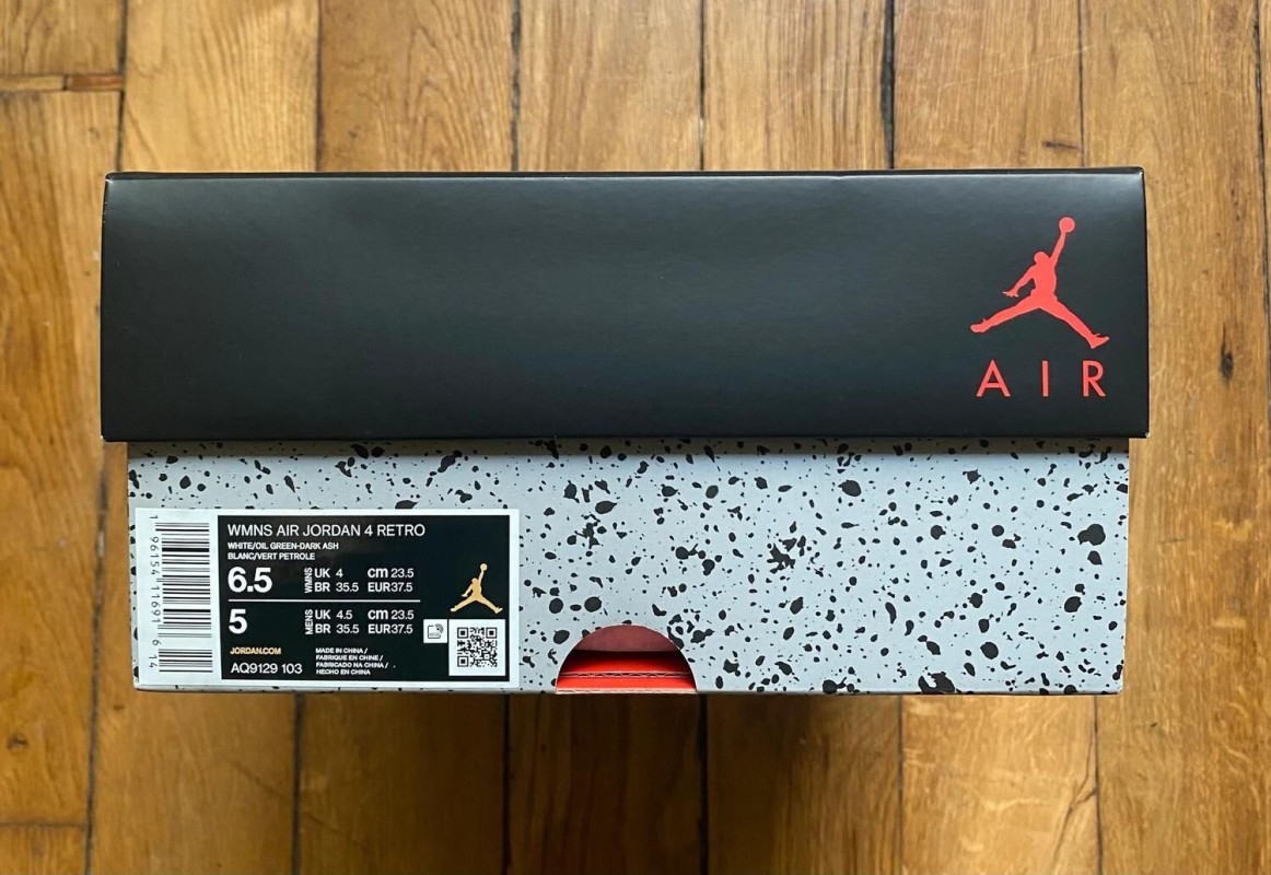 Jordan 4 retro seafoam (w) AQ9129-103 2