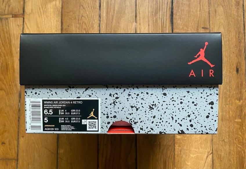 Jordan 4 retro seafoam (w) AQ9129-103