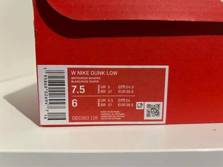 Nike Dunk low Rose Whisper