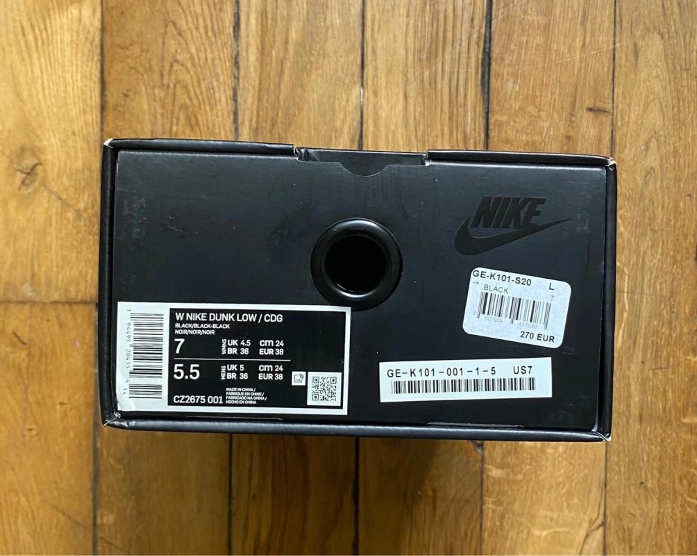 Nike dunk low comme des garcons print (w) CZ2675-001 2