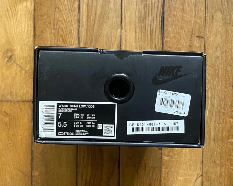 Nike dunk low comme des garcons print (w) CZ2675-001