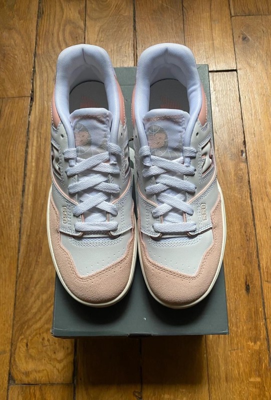 New balance 550 white pink sea salt GSB550CD 2