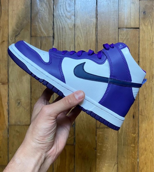 Nike dunk high electro purple midnight navy (gs) DH9751-100