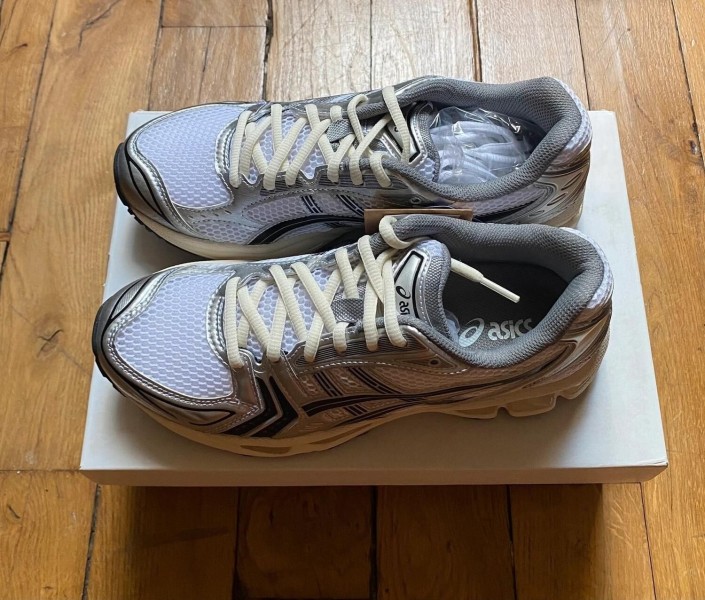 Asics gel-kayano 14 JJJJound silver black 1201A457-101
