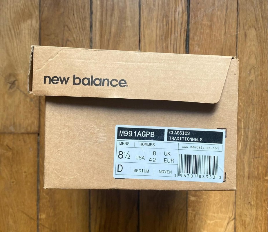 New balance 991 AGPPB La MJC x paperboy all gone 2021 M991AGPB 2