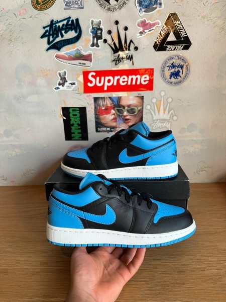 Air Jordan 1 Low blue black / bleu noir