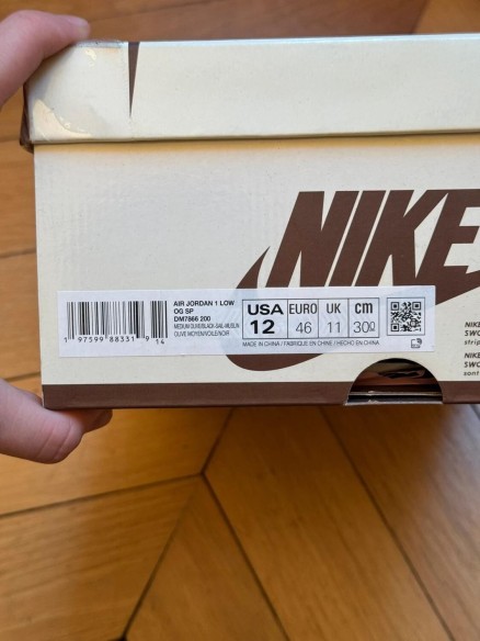 Air Jordan 1 Low Travis Scott Medium Olive