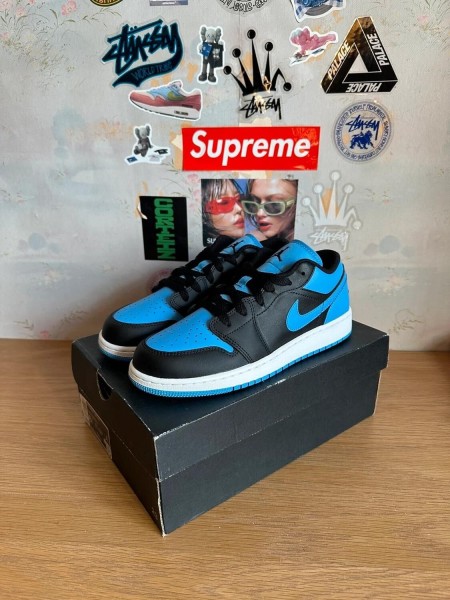 Air Jordan 1 Low blue black / bleu noir