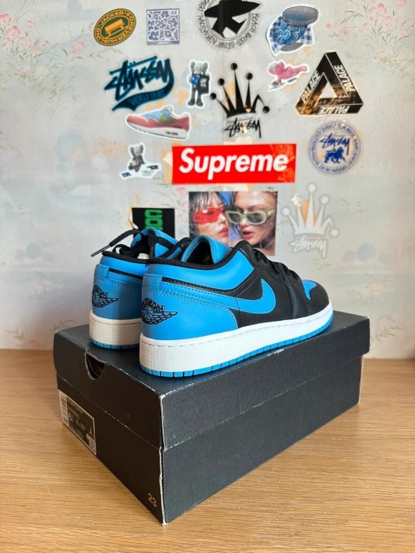 Air Jordan 1 Low blue black / bleu noir 2