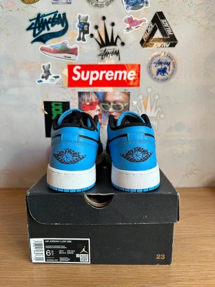 Air Jordan 1 Low blue black / bleu noir