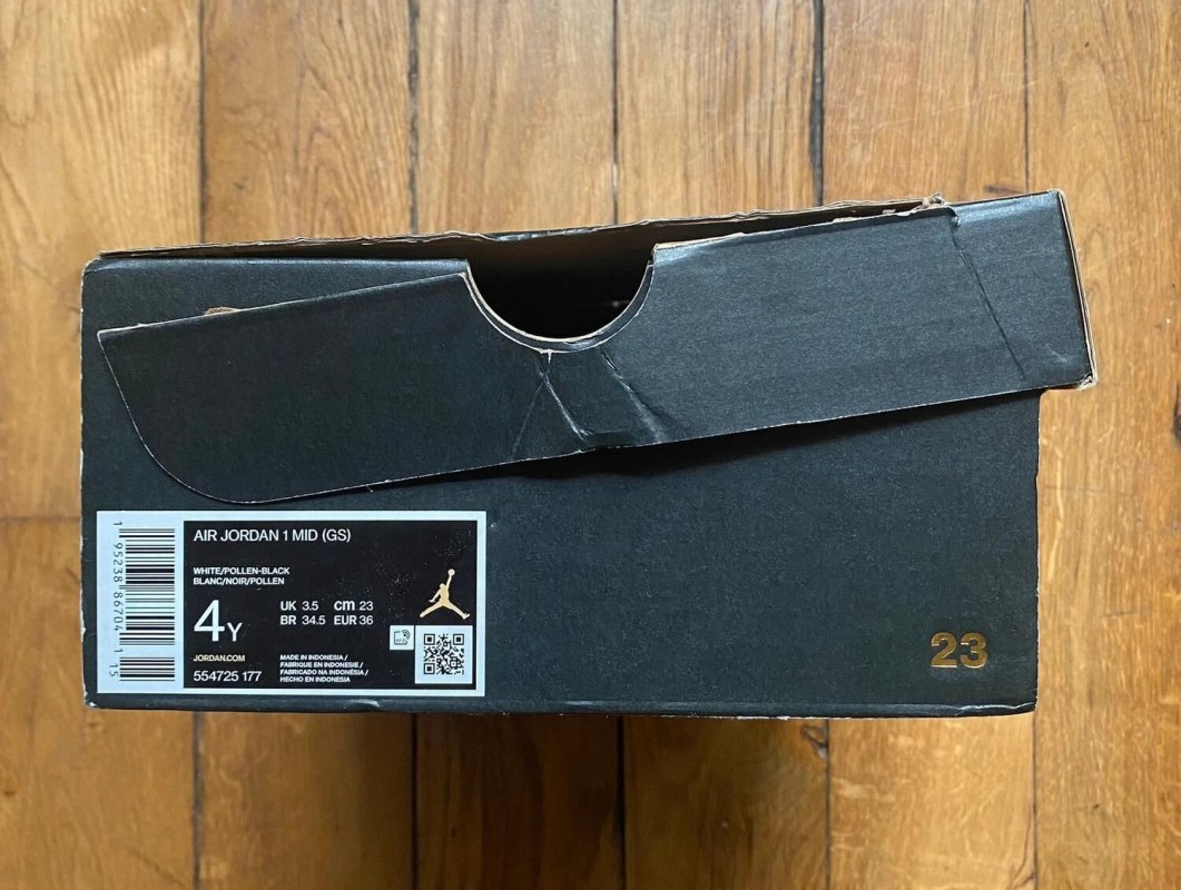 Jordan 1 mid pollen (gs) 554725-177 2