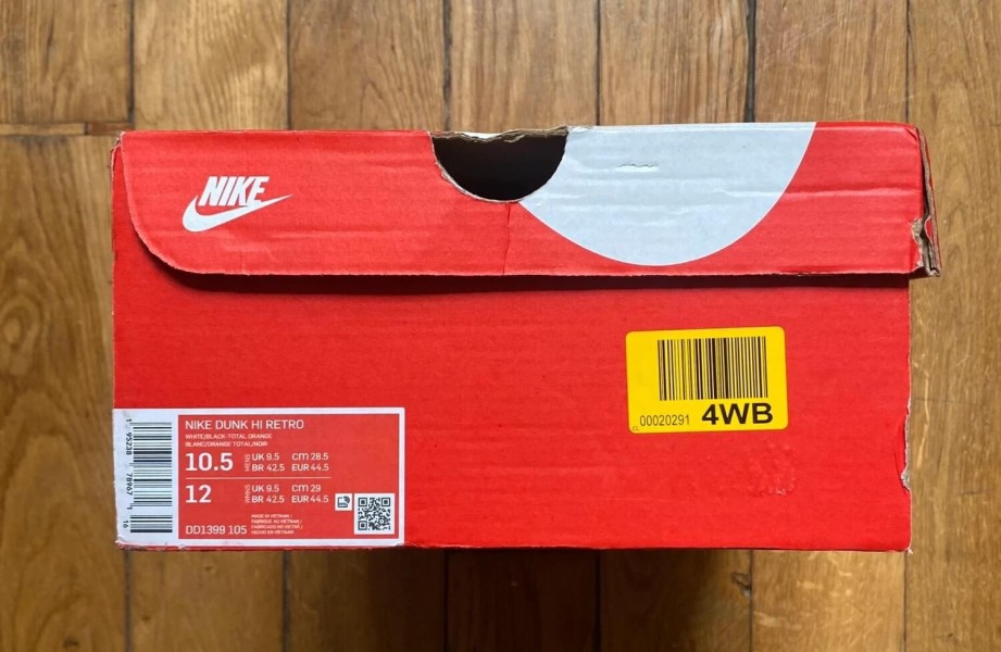 Nike dunk high retro black panda (2021) DD1399-105