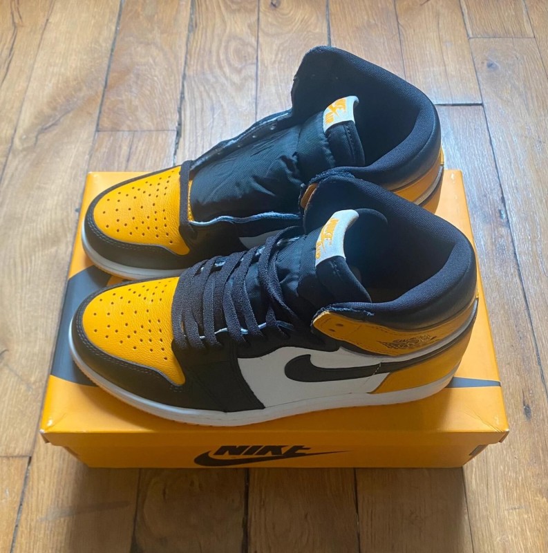 Jordan 1 high retro OG taxi yellow 555088-711 2