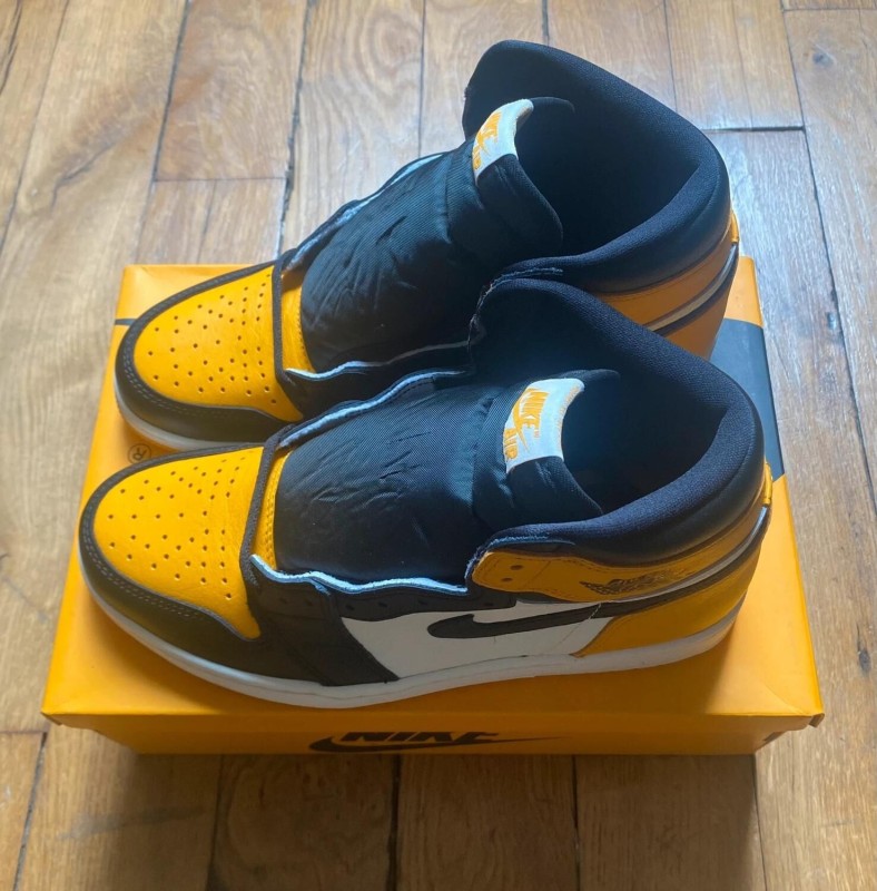 Jordan 1 high retro OG taxi yellow 555088-711 2