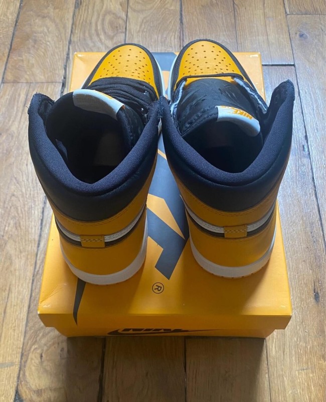 Jordan 1 high retro OG taxi yellow 555088-711 2