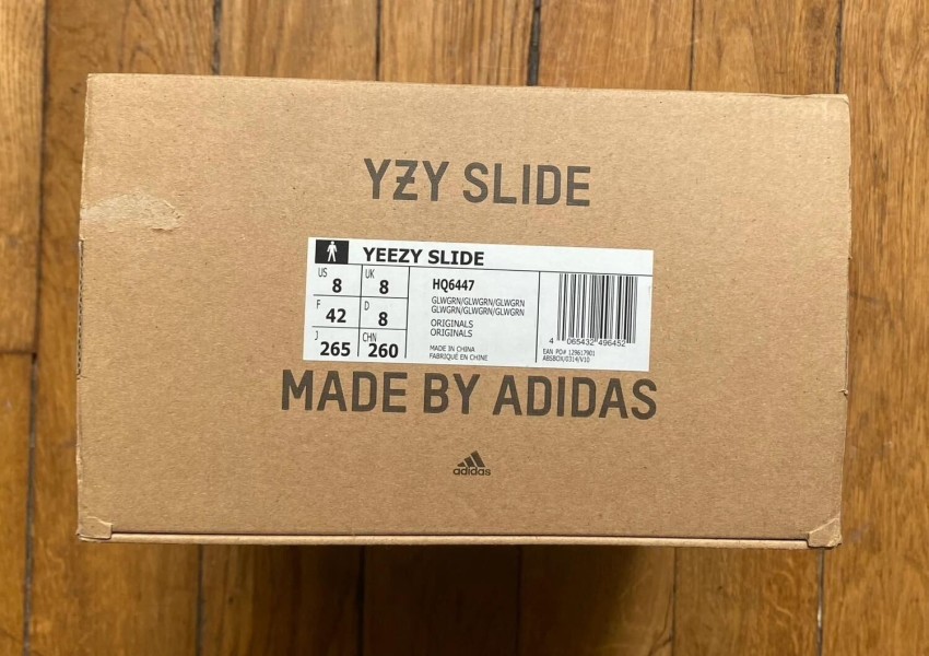 Adidas yeezy slide green glow (restock 2022/2023) HQ6447