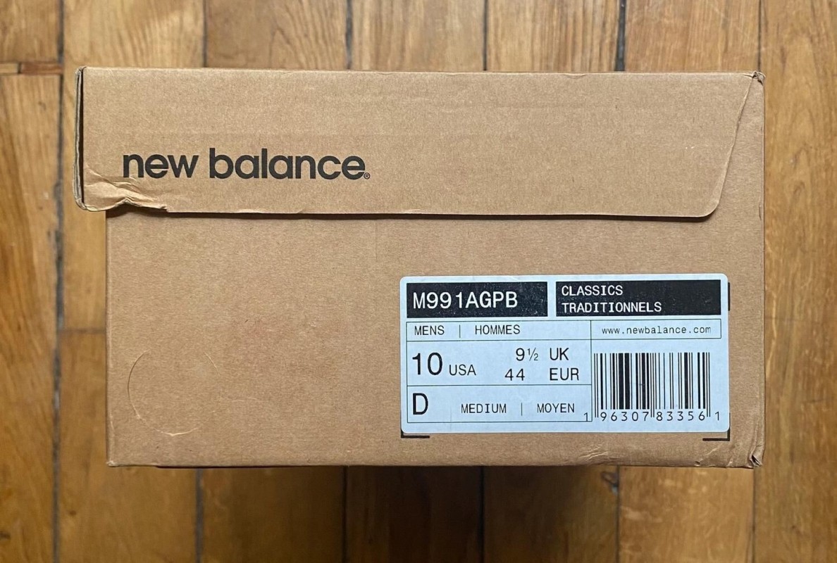 New balance 991 AGPPB La MJC x paperboy all gone 2021 M991AGPB 2