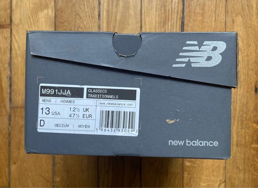 New balance 991 made in UK jjjjound grey olive M991JJA 2