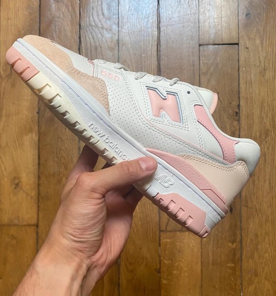 New balance 550 white pink (w) BBW550WP
