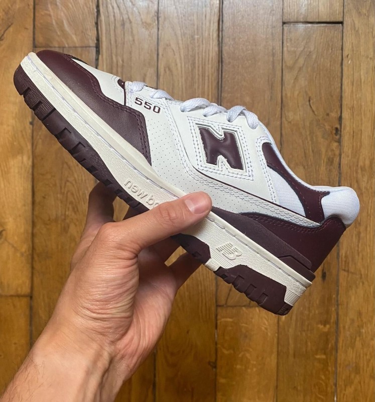New balance 550 white Bordeaux BB550BZ1