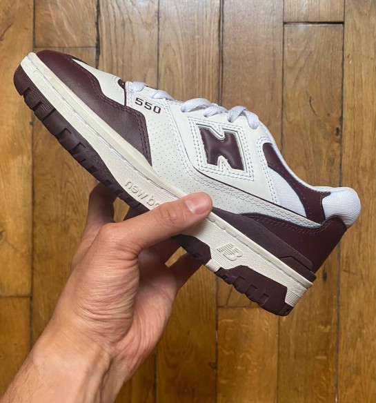 New balance 550 white Bordeaux BB550BZ1