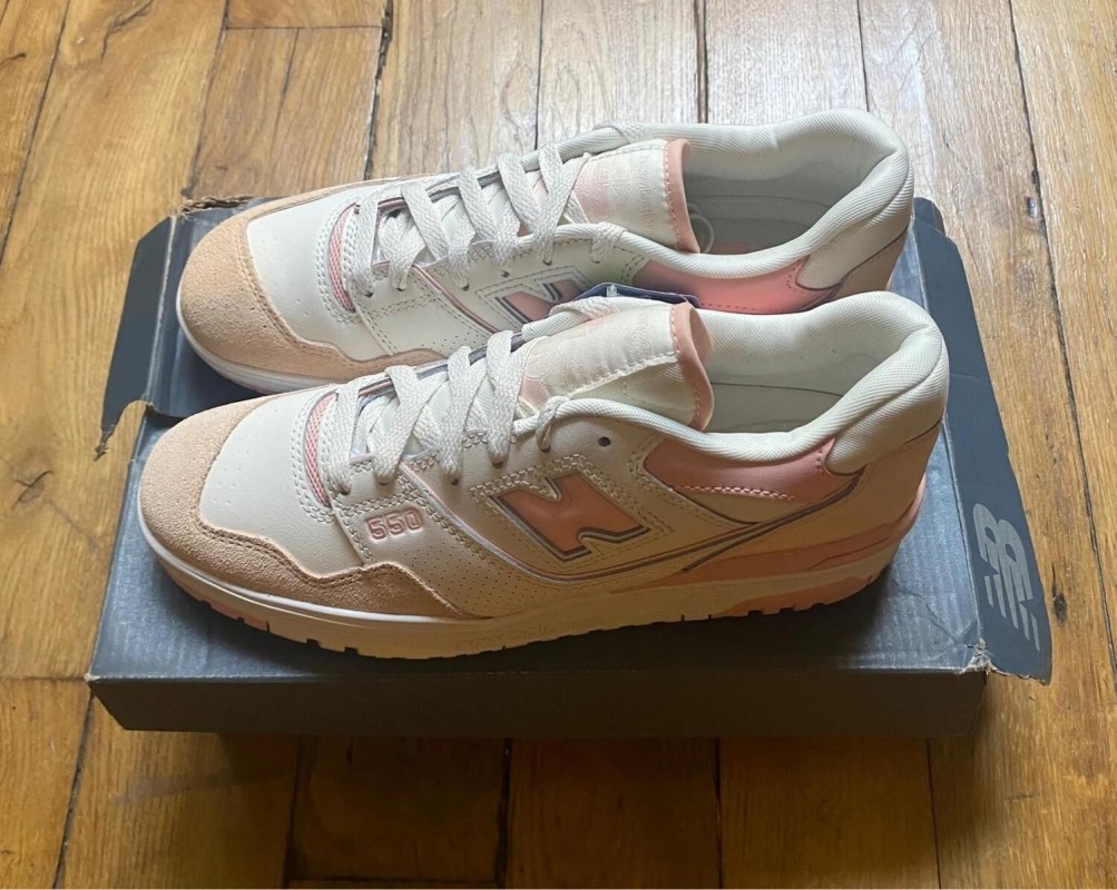 New balance 550 white pink (w) BBW550WP 2