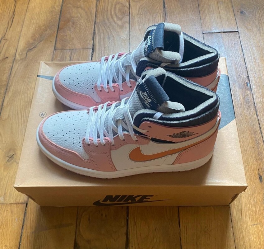 Jordan 1 high zoom air CMFT pink glaize (w) CT0979-601 2