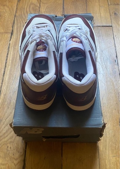 New balance 550 white Bordeaux BB550BZ1