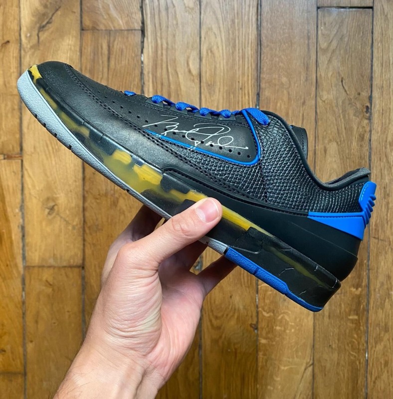 Air jordan 2 low retro SP Off white black blue DJ4375-004
