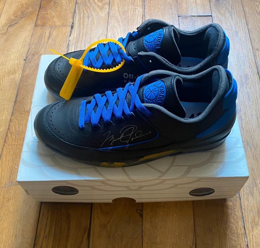 Air jordan 2 low retro SP Off white black blue DJ4375-004 2