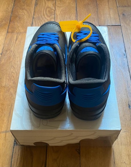 Air jordan 2 low retro SP Off white black blue DJ4375-004