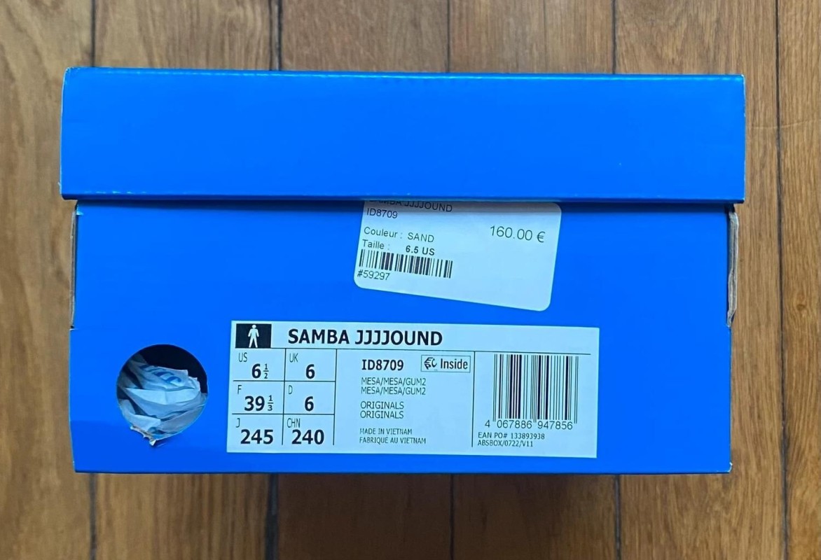 Adidas samba OG jjjjound brown mesa ID8709 2