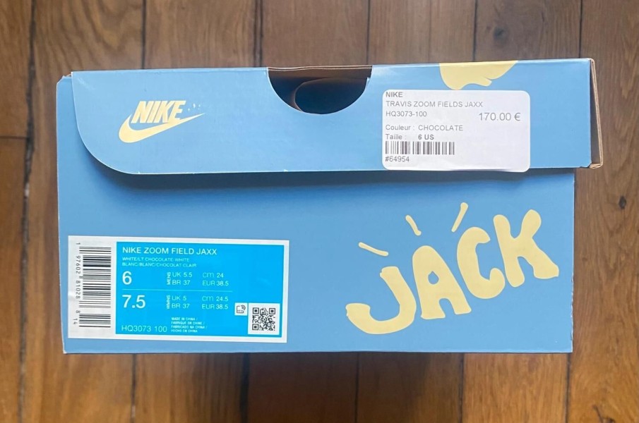 Nike zoom field Jaxx Travis scott Light chocolate