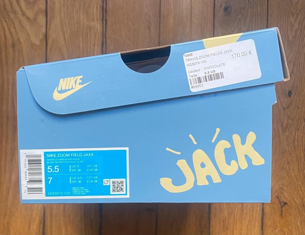 Nike zoom field jaxx travis scott light chocolate 2